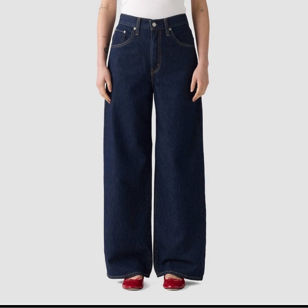 Levi's Women's Cinch Baggy Jeans Reign Of The Rinse 31x31 NWT